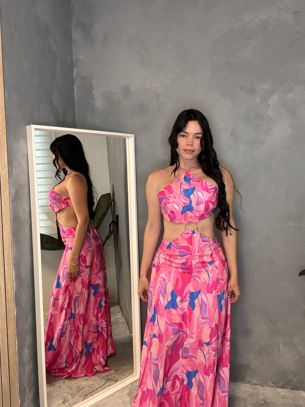 Citrus Garden Maxi Dress