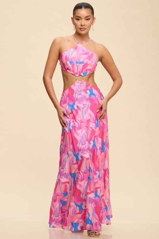 Citrus Garden Maxi Dress