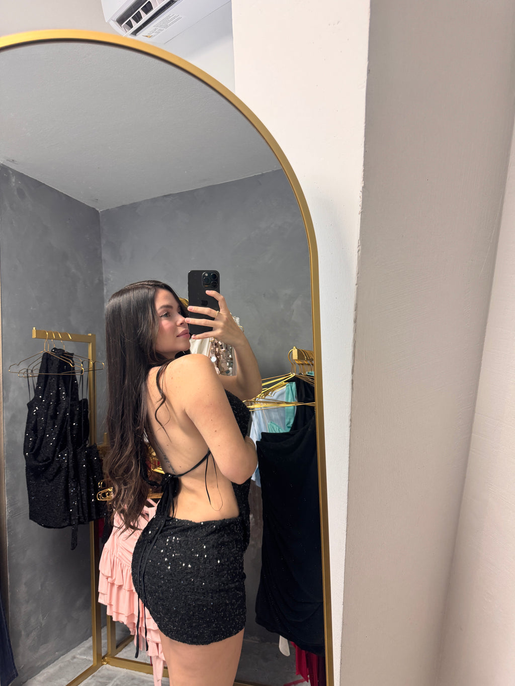 Sequin Black dress