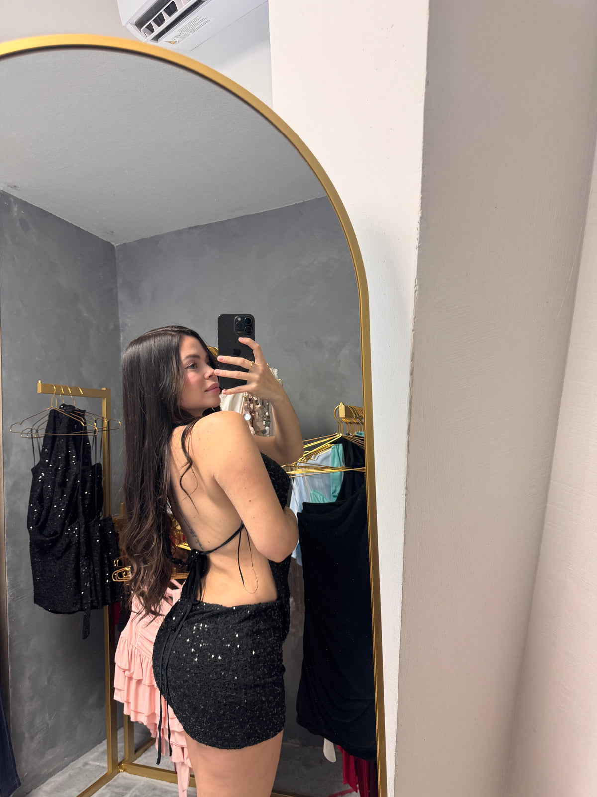 Sequin Black dress