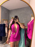 Ousi magenta dress
