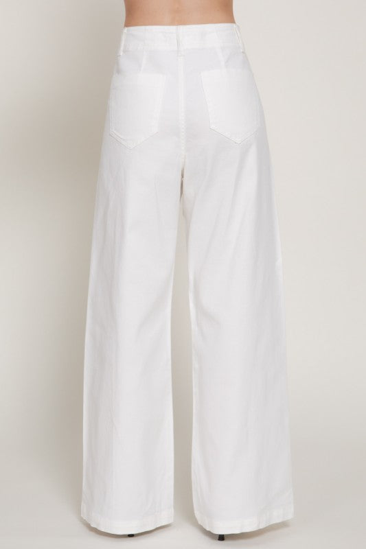 High Waisted Wide Leg Pant
