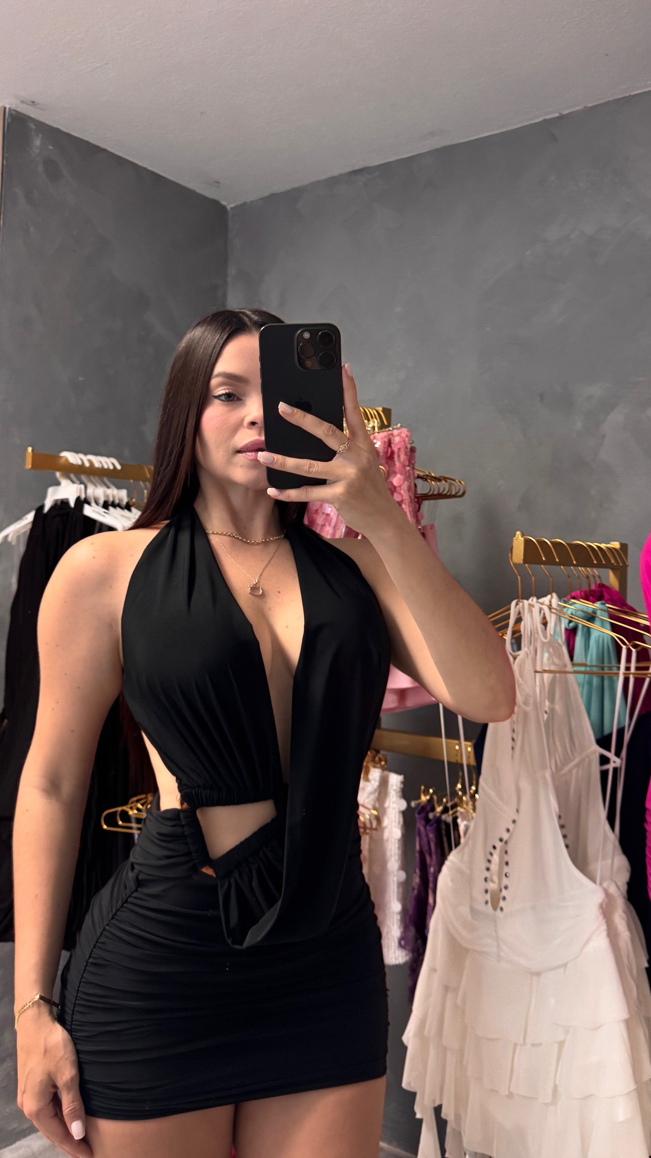 Ousi Black dress