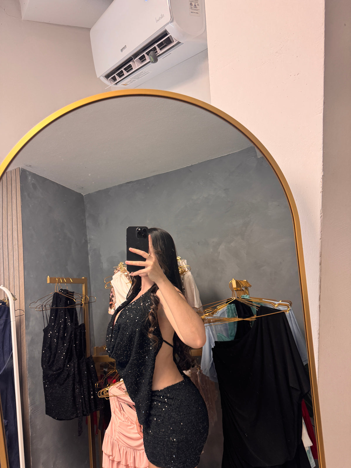Sequin Black dress